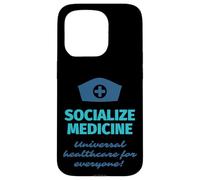 Socializzare Medicina - Assistenza Sanitaria Universale Per Tutti Infermiere Custodia per iPhone 15 Pro
