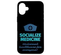 Socializzare Medicina - Assistenza Sanitaria Universale Per Tutti Infermiere Custodia per iPhone 16 Plus
