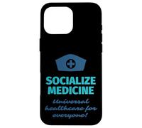 Socializzare Medicina - Assistenza Sanitaria Universale Per Tutti Infermiere Custodia per iPhone 16 Pro Max