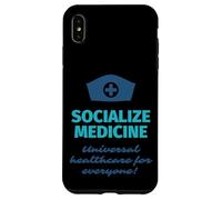 Socializzare Medicina - Assistenza Sanitaria Universale Per Tutti Infermiere Custodia per iPhone XS Max