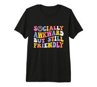 Socialmente imbarazzante ma Ancora Amichevole - Vibrazioni Groovy Maglietta Premium