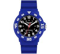 SOCICO Orologio analogico per bambini Orologio da polso con tempo di apprendimento impermeabile per ragazzi e ragazze con cinturino morbido per bambini (Blu scuro)