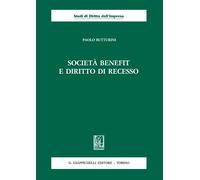 Società benefit e diritto di recesso - Butturini Paolo