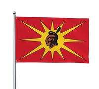 Società Dei Guerrieri Mohawk Bandiere Da Giardino Con 2 Occhielli Bandiere Di Benvenuto Durevole Garden Flag Decorazione Per Esterni Interni All'Aperto 90X152Cm