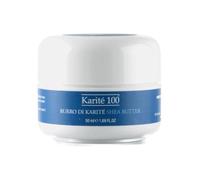 Società del Karité Burro di Karité 100, Crema Idratante Viso e Corpo, Emollienti, Lenitive, Idratanti, Elasticizzanti, Cicatrizzanti, Antismagliature, Antiossidanti, Filtranti 50 ml