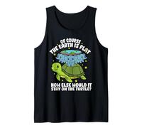 società della Terra Piatta Divertente Teoria del complotto Canotta