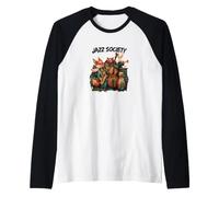 società Jazz Maglia con Maniche Raglan