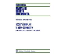 Società semplice di mero godimento. Contributo allo studio della fattispecie