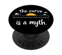 Società Terra Piatta La Curva È Un Mito PopSockets PopGrip Adesivo