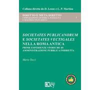Societates publicanorum e societates vectigales nella Roma antica. Prime esperienze storiche di amministrazione pubblica indiretta