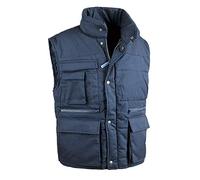 Gilet Lavoro Multitasche Imbottito Uomo Giubbino Smanicato Antares 200 Gr. Mq