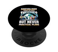 Sociologia dove facciamo teorie ma mai piani pratici PopSockets PopGrip Adesivo