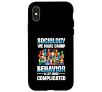 Sociologia Rendiamo il comportamento di gruppo molto più complicato Custodia per iPhone X/XS
