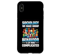 Sociologia Rendiamo il comportamento di gruppo molto più complicato Custodia per iPhone XS Max
