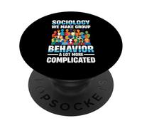 Sociologia Rendiamo il comportamento di gruppo molto più complicato PopSockets PopGrip Adesivo
