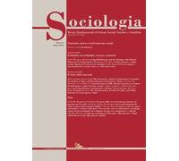 Sociologia. Rivista quadrimestrale di scienze storiche e sociali (2025). Vol. 1