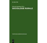 Sociologie rurale (Copertina rigida) Textes de Sciences Sociales