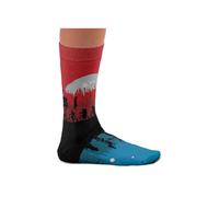 Sock Affairs Heel Tread Stranger Things - Calzini unisex D20, Upside Down, Demogorgon, Hellifire Club Athletic; calzini divertenti in cotone, idea regalo, 2 misure, 36-40 e 41-46, capovolto, 36-40