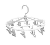 Sock Drying Rack - Rotatable Laundry Hanger for Compact Storage | 360 Degree Foldable Design with Strong Clips & Lightweight Build for Lingerie, Bra, Outdoor Travel, Indoor Use and Hotel Rooms