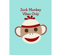Sock Monkey Notebook: A Cute & Classic Sock Monkey Face Fun Notebook To Write In