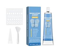 Sock Stopper Liquid - Liquid Rubber 50ml | Non Slip 3D Fabric Textile Paint Anti Slip Sock Grip Adhesive For Wool Socks Slippers | Washable Quick Dry Grip Coating DIY Repair Home Bathroom Safety Use