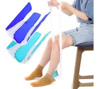 Sock Threader,Sock Threader-Tools to Help Put on Socks,Sock Threader for The Elderly,Sock Helpers to Put On Your Socks for Seniors,No Need to Bend over to Assist in Wearing Socks (Mix)