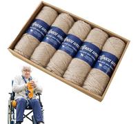 Sock Weight Yarn - Alpaca Wool Yarn Knitting, Fine Crochet Thread with Smooth Soft Feel, Fingering Thin, Diy Scarf and Accessory for Craft Projects, Apparel, and Gift-Making