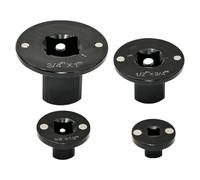 Socket Adapters - 4 Piece Low Profile Universal Socket Converter Set, Tight | 4 Piece Socket Adapter Set, Low Profile Design, Fits Tight Spaces, For Chassis, Engine, Machinery, Maintenance, Furniture Ass