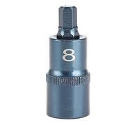 Socket bit hex 1/2in Interfaccia rotta veloce s2 strumenti di blu in acciaio blu strumenti hardware di precisione durevole ingegnerizzato per meccanici professionali e (H8)