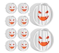 Socket Covers | 10X Ghost Smile Electric Outlet Cover | Plug Socket Covers | Pumpkin Plug Protectors | Halloween Baby Socket Cover | Home Safety Plugs Protector Guard | Child Proof Safety Caps