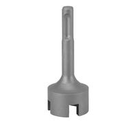 Socket per bit del driver a canna da terra Kaisudiap, per trapano a martello SDS più, installazione facile, acciaio robusto, strumenti di perforazione leggera, grado (Attraverso)