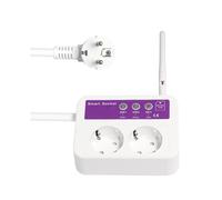 Socket SC2-GSM 2/4G Socket Linea Lunga 1,2 M 16 A SMS Sensore di Temperatura Opzionale APP Controllo Remoto Intelligente (UE)