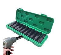 Socket Set - Socket Set, kit driver portatile, set di attrezzi per presa regolabile a lunga durata, kit per dadi | base professionale per pesci d'urto - strumento per la manutenzione a casa