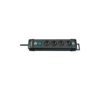 Brennenstuhl BN-1951140100 - Presa estensione Premium-Line a 4 vie, cavo 1,8m nero H05VV-F 3G1,5