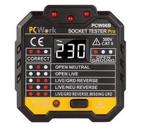 Socket Tester con prova RCD Schwick PCW06B CAT II 300V