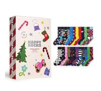 Socks Advent Calendar 2025, 24 Pairs Christmas Socks Advent Calendar,Xmas Holiday Countdowncalendar Gifts With Cute Pattern Christmas Socks for Xmas Stocking Gifts (A (24 pairs))