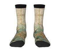 Socks Mappa Della Grecia Caldo Calze Da Lavoro Antivesciche Calzini Sportive Per Running Tennis Donna