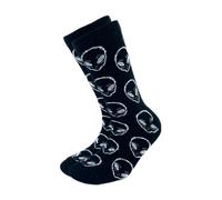 Socks Tunnel Calzini colorati unisex: divertenti, con motivo animale, gatto, cane, frutta mista e pizza. Stile unico e carino in cotone (IT, Numero, 36, 44, Regular, Regular, alieno)