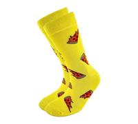 Socks Tunnel Calzini colorati unisex: divertenti, con motivo animale, gatto, cane, frutta mista e pizza. Stile unico e carino in cotone (IT, Numero, 36, 44, Regular, Regular, pizza)