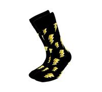 Socks Tunnel Calzini colorati unisex: divertenti, con motivo animale, gatto, cane, frutta mista e pizza. Stile unico e carino in cotone (IT, Numero, 36, 44, Regular, Regular, fulmine)