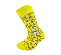 Socks Tunnel Calzini colorati unisex: divertenti, con motivo animale, gatto, cane, frutta mista e pizza. Stile unico e carino in cotone (IT, Numero, 36, 44, Regular, Regular, anatra02)