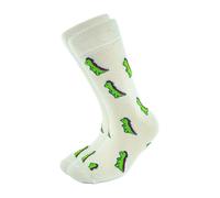 Socks Tunnel Calzini colorati unisex: divertenti, con motivo animale, gatto, cane, frutta mista e pizza. Stile unico e carino in cotone (IT, Numero, 36, 44, Regular, Regular, dinosauro)