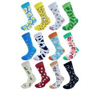 Socks Tunnel Calzini divertenti calzini colorati con animali simpatici, gatti, cani, frutta mista e design pizza. Perfetti per uno stile unico e allegro.
