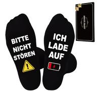 SockWaddles Calzini Divertenti da Uomo con Scritte, Calzini “Non Disturbare” - Idea Regalo per Uomini, Nonni, Papà per Natale, Compleanno, Festa del Papà