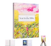 SOCLING A Beautiful Year in The Bible Study, A Beautiful Year in The Bible 52 Week Bible Study Plan for Women, Christian Bible Studying Guide Notebook, Inspirational Reading Plan
