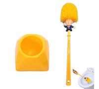 SOCLING Scopino Bagno WC Donald Trump,scovolino Trump,scopino Bagno WC Forma Donald Trump,Donald Trump Toilet Brush,Scopino per WC con Manico Lungo per La Pulizia del Bagno