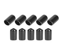 Socobeta 10 Pezzi in Gomma per Stecca da Biliardo, Copertura per Stecca da Biliardo, Accessorio Protettivo per Ghiere e Punte per Bastoncini da (12 mm)