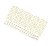 Socobeta 100 Pezzi Kit Cerniera Supporto Coperchio Chiusura Morbida Cerniere in Ferro retrò per Armadi Mobili Scatola di Legno per Gioielli 6.7x1 Cm (Gialla)