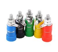 Socobeta 20 Connettori Colorati Binding Post Femmina Jack per Spina a Banana da 4 Mm, Ideali per Amplificatori Audio e Apparecchiature Elettriche