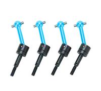 Socobeta 4pcs in Lega di Alluminio CVD Drive Albero per TT02 1/10 RC Auto -Upgrade Parti di Trasmissione Universale da 70 Mm Albero di Trasmissione per Auto RC (Blu)